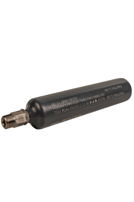 Treibgasflasche CO2, 80g Nasslöscher SKG