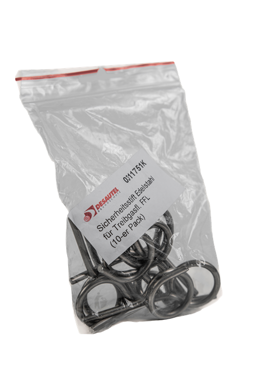 Sicherheitsstift Edelstahl 10-er Packung 2